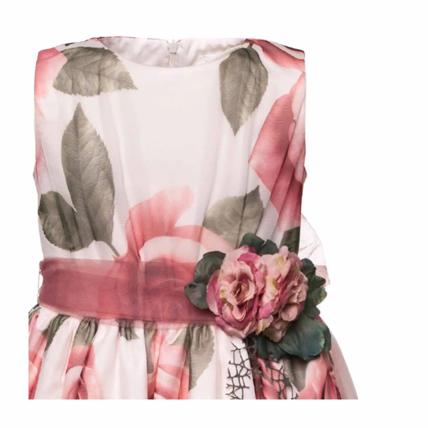 Abito Elegante Fiori Bambina Teen