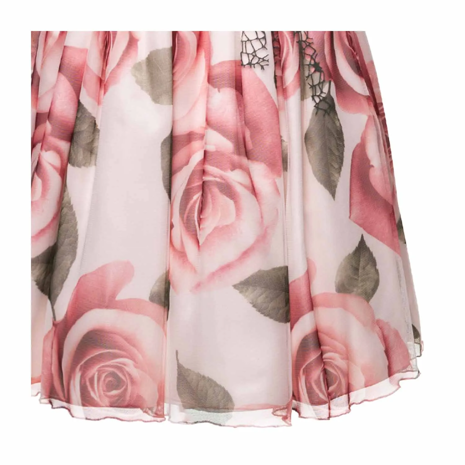 Abito Elegante Fiori Bambina Teen