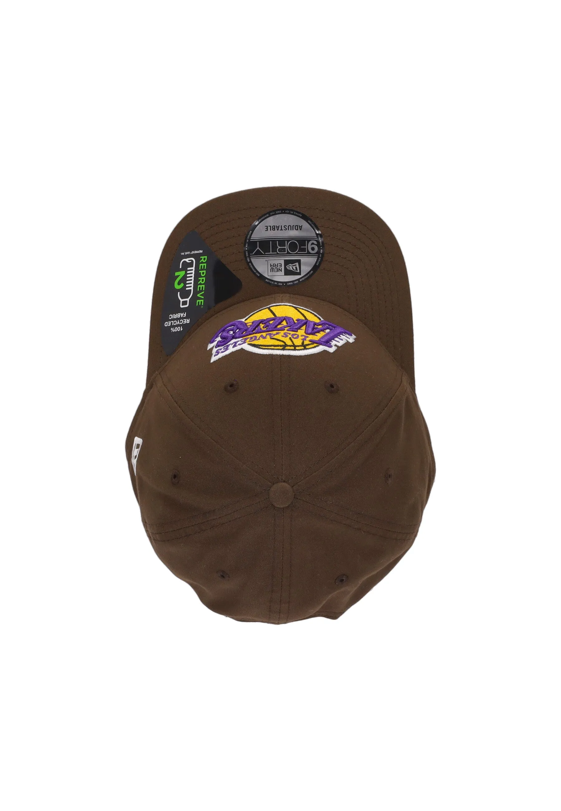 Cappellino Visiera Curva Uomo Nba Repreve 940 Loslak Wood Light/true Purple