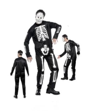Costume Halloween Adulto Scheletro 3d travestimento tg M smiffys *09084