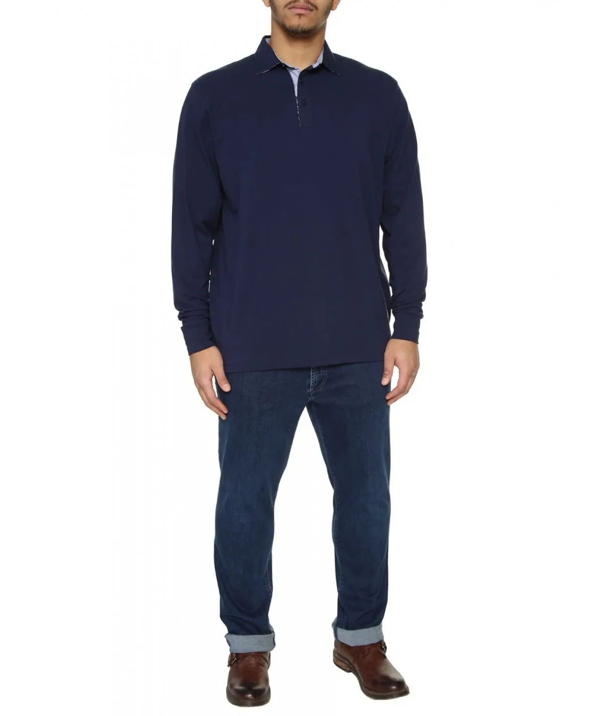PRESTIGIO BY MAXFORT T-SHIRT POLO PER UOMO E RAGAZZO TAGLIE FORTI