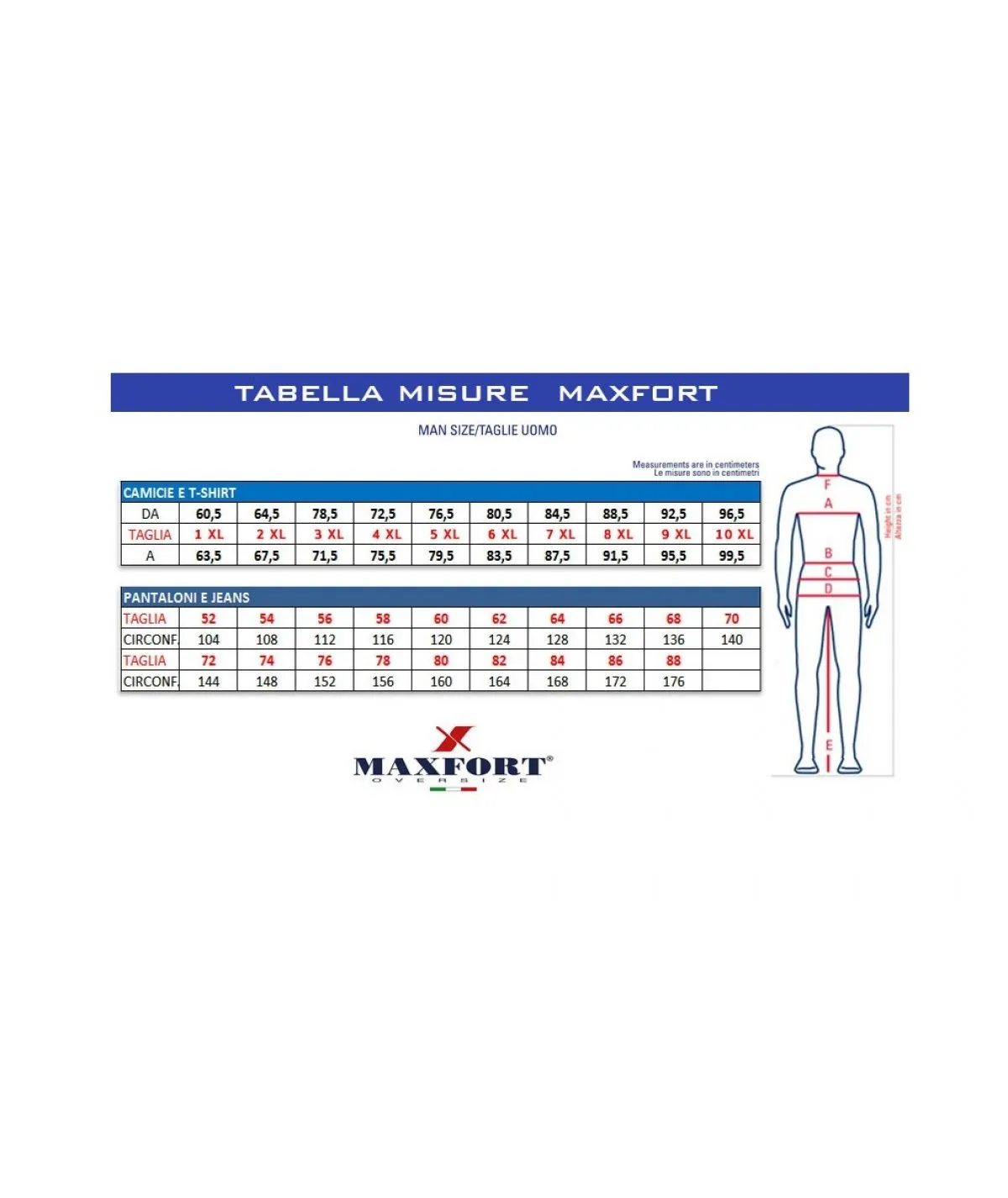 PRESTIGIO BY MAXFORT T-SHIRT POLO PER UOMO E RAGAZZO TAGLIE FORTI