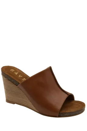 Ravel - Sandali sabot in pelle con zeppa